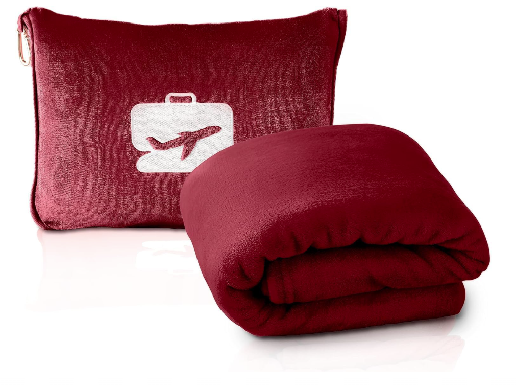 Backup compact travel blanket