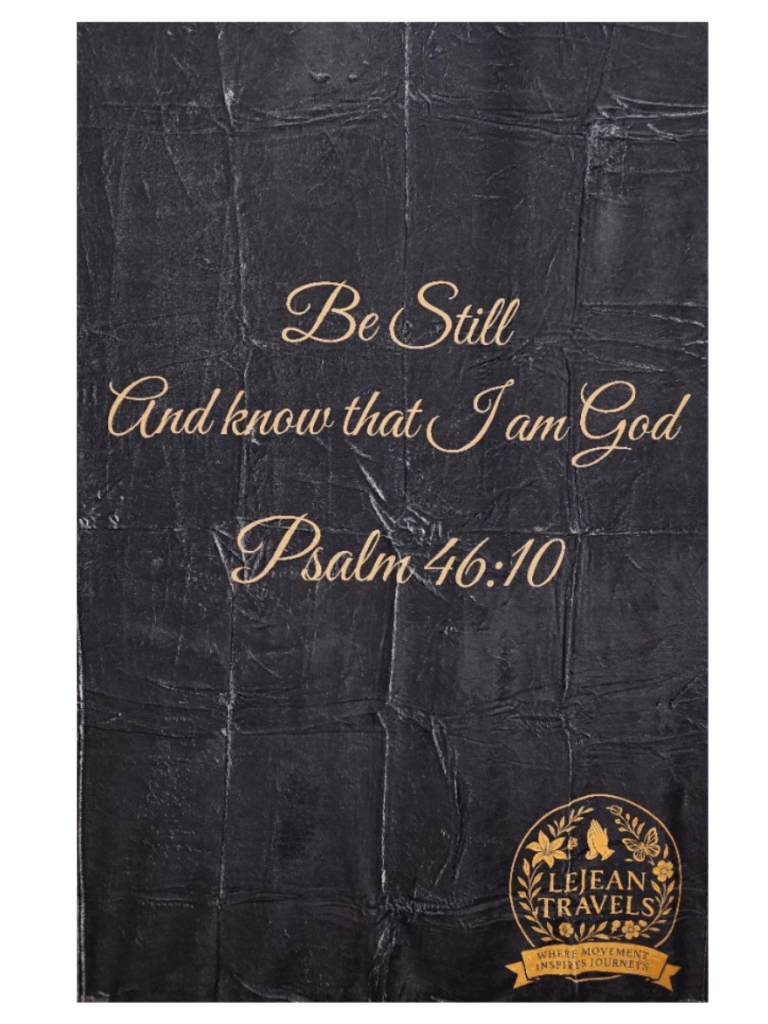 Psalm 46-10 Be still Blanket 40 x 60