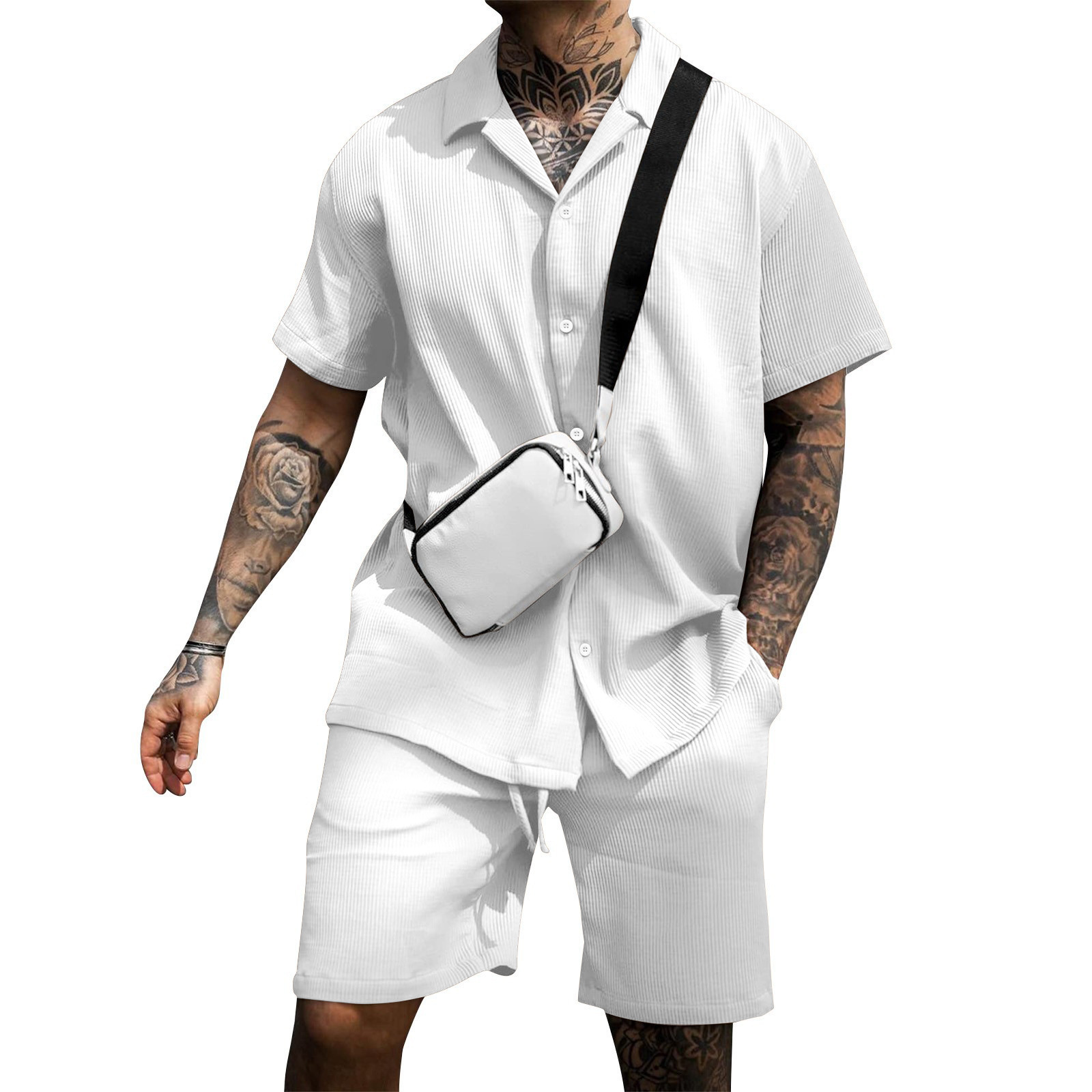 Men's Voyager Resort Polo & Shorts Set - Image 2