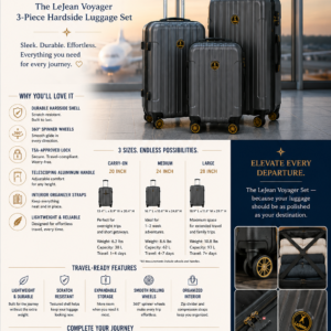3-Piece Hardside Luggage Set