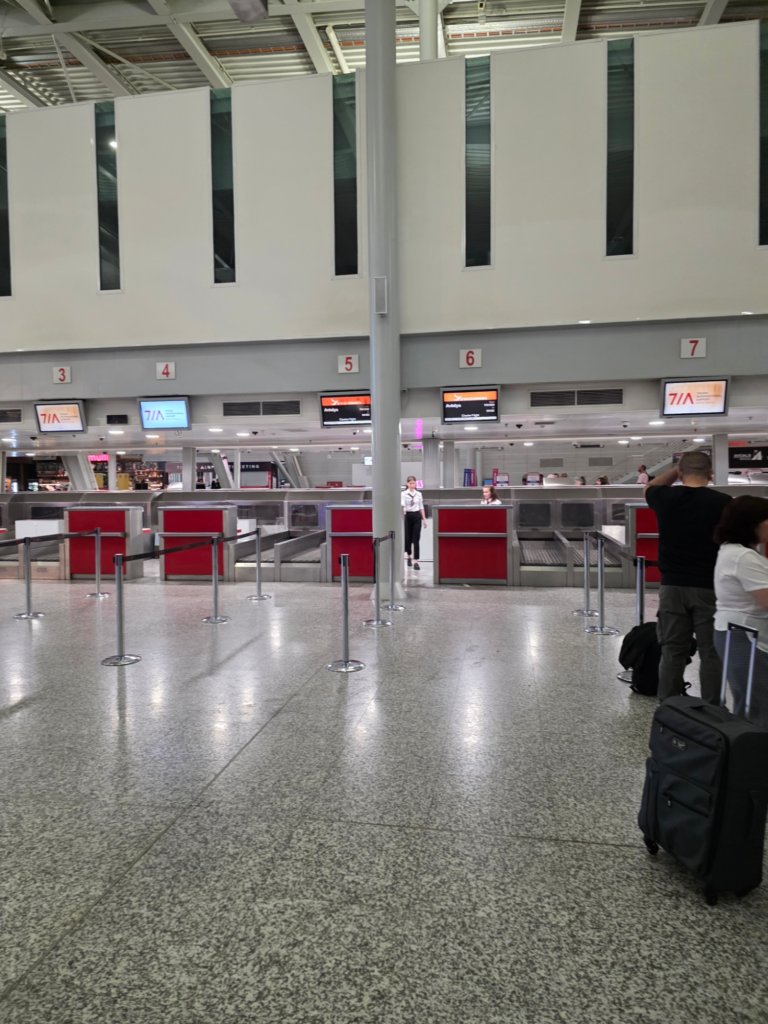 The Desk that changed our whole travel plans