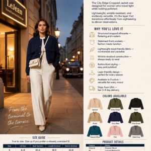 City Edge Cropped Jacket